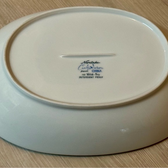 Vintage Noritake Cook’n Serve Oval Bowl | Wild Ivy 102 Collection | Rare Find - Picture 14 of 16